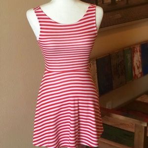 Striped Skater Dress